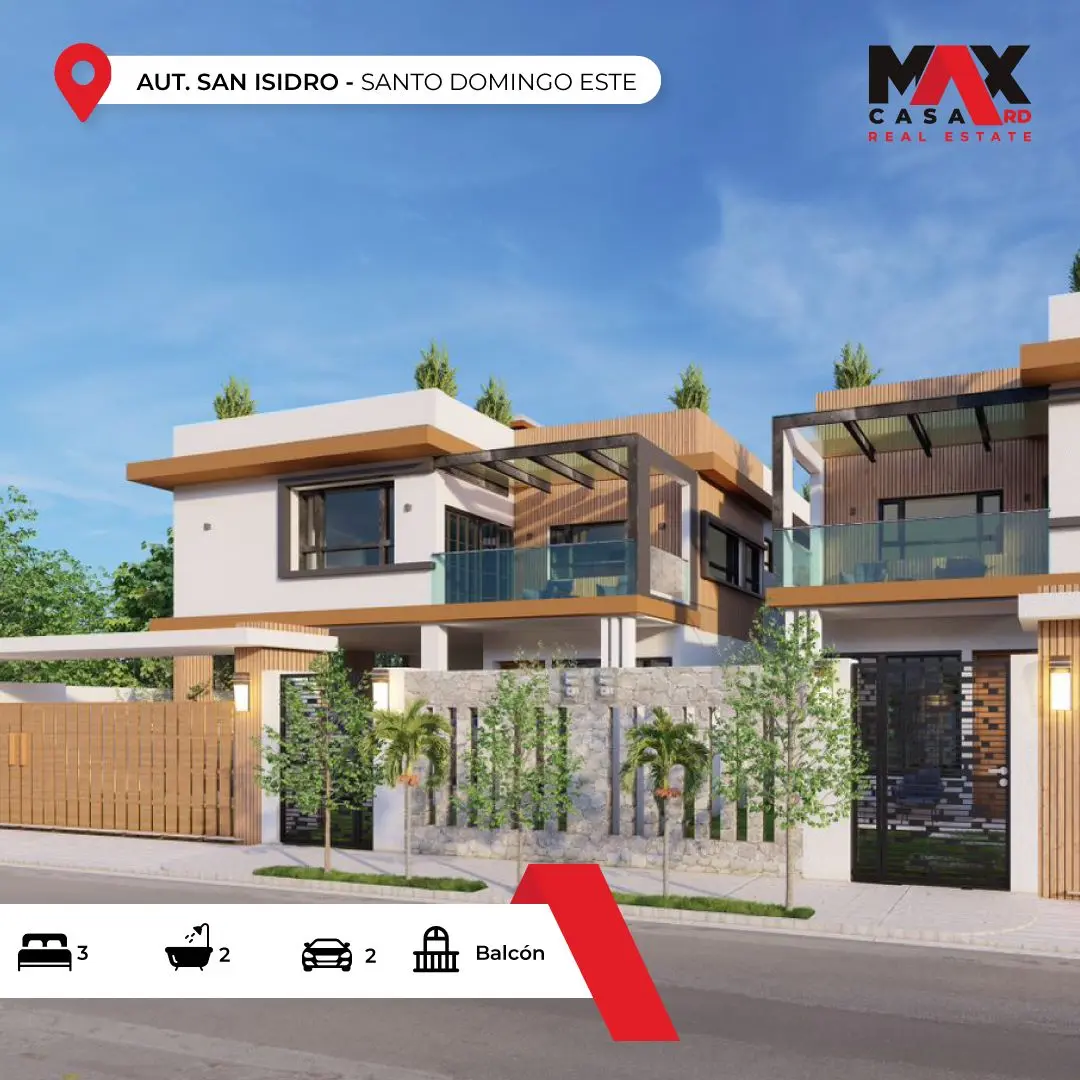 Casa en Residencial Polanco, Ubicada en autopista de san isidro, santo domingo este